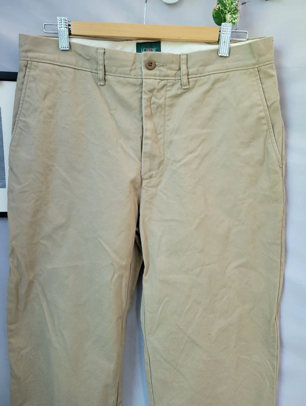 J. Crew Classic Flat Front Chino Trouser Pant Khaki 31 x 28